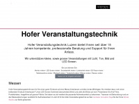 hofer-veranstaltungstechnik.ch