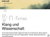 hofercraft.ch Webseite Vorschau