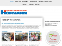 hofmann-servicetechnik.ch Webseite Vorschau