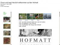 hofmatt-1.ch Webseite Vorschau