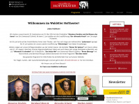 hoftheater.at Webseite Vorschau