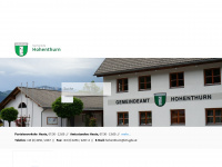 hohenthurn.gv.at Webseite Vorschau