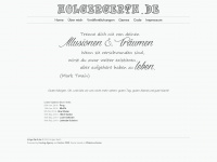 holgergerth.de Webseite Vorschau