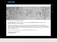 holinger.ch Webseite Vorschau