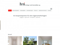 holimob.ch Webseite Vorschau