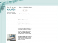 holinger-kuechen.ch Webseite Vorschau