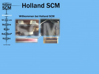 holland-scm.de Webseite Vorschau