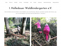 holledauer-waldkindergarten.de Webseite Vorschau