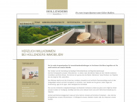 hollenders-immobilien.de Webseite Vorschau