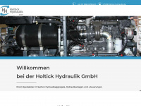 holtick-hydraulik.de Webseite Vorschau