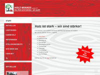 holz-brands.de Webseite Vorschau