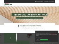 holzbau-dingler.de Webseite Vorschau