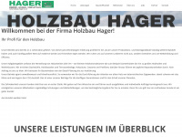 holzbau-hager.co.at Webseite Vorschau