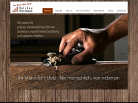 holzbau-heinzmann.de Webseite Vorschau
