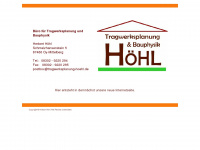 holzbau-hoehl.de Webseite Vorschau