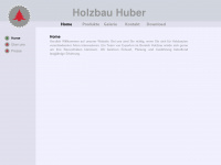 holzbau-huber.at Webseite Vorschau