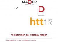 holzbau-mader.at Webseite Vorschau