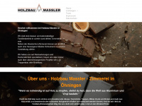 holzbau-massler.de Webseite Vorschau