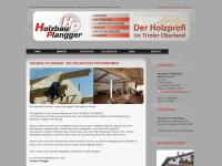 holzbau-plangger.at Webseite Vorschau