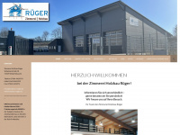 holzbau-rueger.de Webseite Vorschau