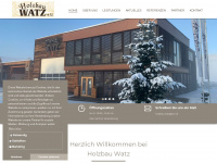 holzbau-watz.at Webseite Vorschau