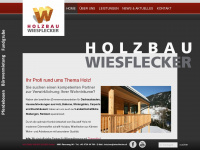 holzbau-wiesflecker.at Webseite Vorschau