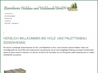 holzbau-ziesenhenne.de Webseite Vorschau