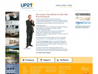 up21.de Webseite Vorschau