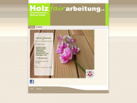 holzfairarbeitung.at Webseite Vorschau