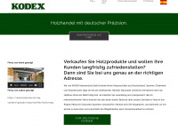 holzkodex.de Webseite Vorschau