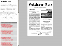 holzlarer-bote.de Webseite Vorschau