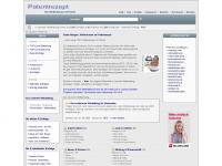 patentrezept.at Webseite Vorschau