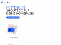 speechbox.de Webseite Vorschau