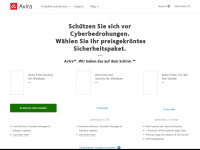 avira.com Webseite Vorschau