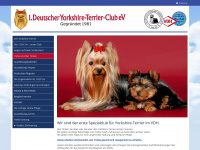 yorkshire-terrier-club.de Webseite Vorschau