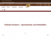 pokale-kreisern.at Webseite Vorschau