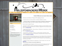 holzofenbaeckerei.de Webseite Vorschau