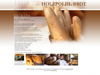 holzpoldl-brot.at Webseite Vorschau