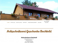 holzschnitzerei-bechtold.de Webseite Vorschau