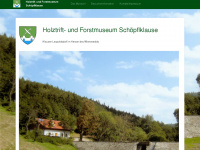 holztriftmuseum.at Webseite Vorschau