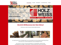 holzweiss.at Webseite Vorschau