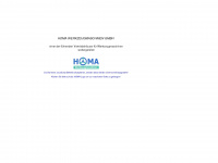 homa-maschinen.de Webseite Vorschau