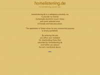 homelistening.de Webseite Vorschau