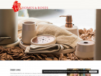 homes-and-roses.de Webseite Vorschau