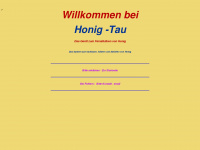 honig-tau.de Webseite Vorschau