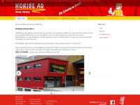 horibe-ag.ch Webseite Vorschau