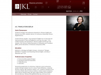 jkl-translations.com Webseite Vorschau