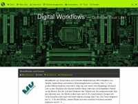 digital-workflows.de Webseite Vorschau