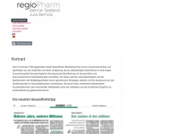regiopharm.ch Webseite Vorschau