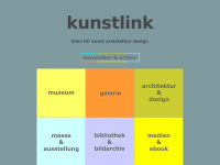 kunstlink.ch Webseite Vorschau